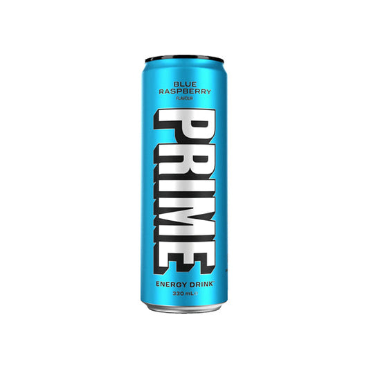 PRIME Energy USA Blue Raspberry Drink Can 355ml - Best Before date