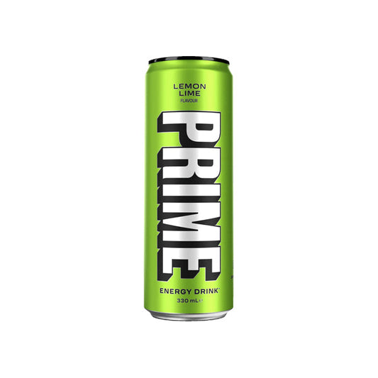 PRIME Energy USA Lemon Lime Drink Can 355ml - Best Before date